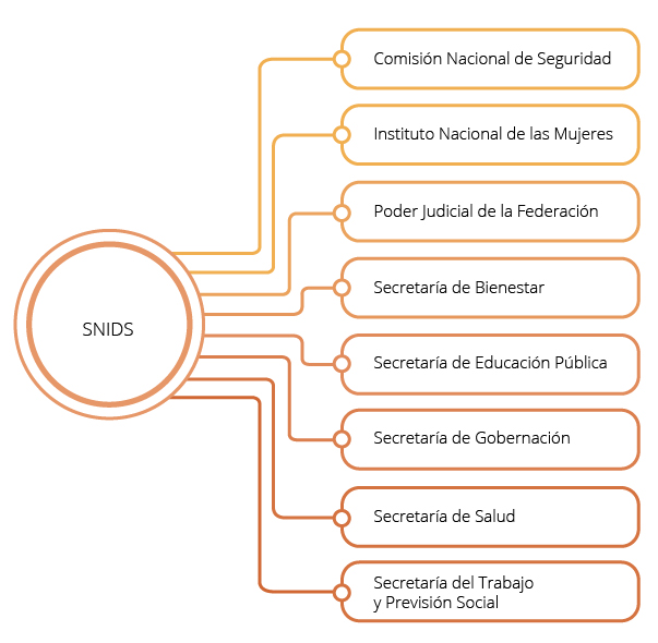 Imagen que muestra las Unidades del Estado que son integrantes del Comité Ejecutivo