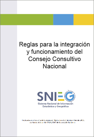 Portada de las Reglas para la integración y funcionamiento del Consejo Consultivo Nacional