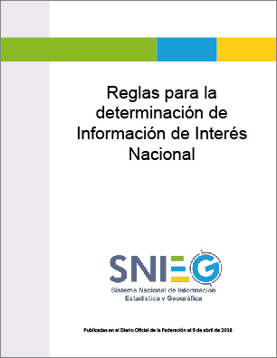 Reglas para la determinación de Información de Interés Nacional