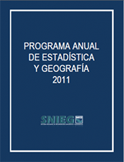Imagen de la portada delPrograma Anual de Estadística y Geografía 2011