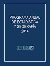 Imagen de la portada del Programa Anual de Estadística y Geografía 2014