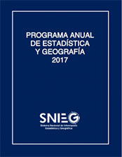 Imagen de la portada del Programa Anual de Estadística y Geografía 2017