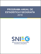 Imagen de la portada del Programa Anual de Estadística y Geografía 2018