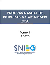 Imagen de la portada del Anexo del Programa Anual de Estadística y Geografía 2020