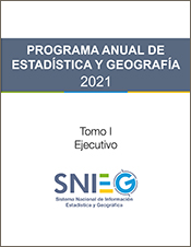 Imagen de la portada del Programa Anual de Estadística y Geografía 2021