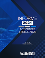 Portada del Informe de Actividades y Resultados 2021