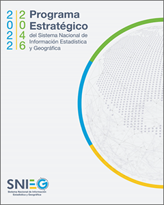 Imagen de la portada del Programa Estratégico del SNIEG 2016-2040 versión en español