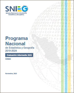Anexo del Informe con los resultados de la evaluación intermedia del Programa Nacional de Estadística y Geografía 2019-2024