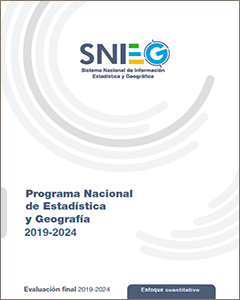 Informe con los resultados de la evaluación final del Programa Nacional de Estadística y Geografía 2019-2024 