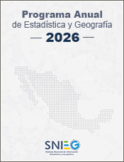 Imagen de la portada del programa Anual de Estadística y Geografía 2026